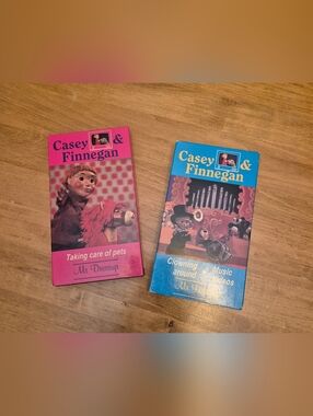Vintage Mr. Dressup Casey Finnegan Kids VHS Video Tapes Tape Lot